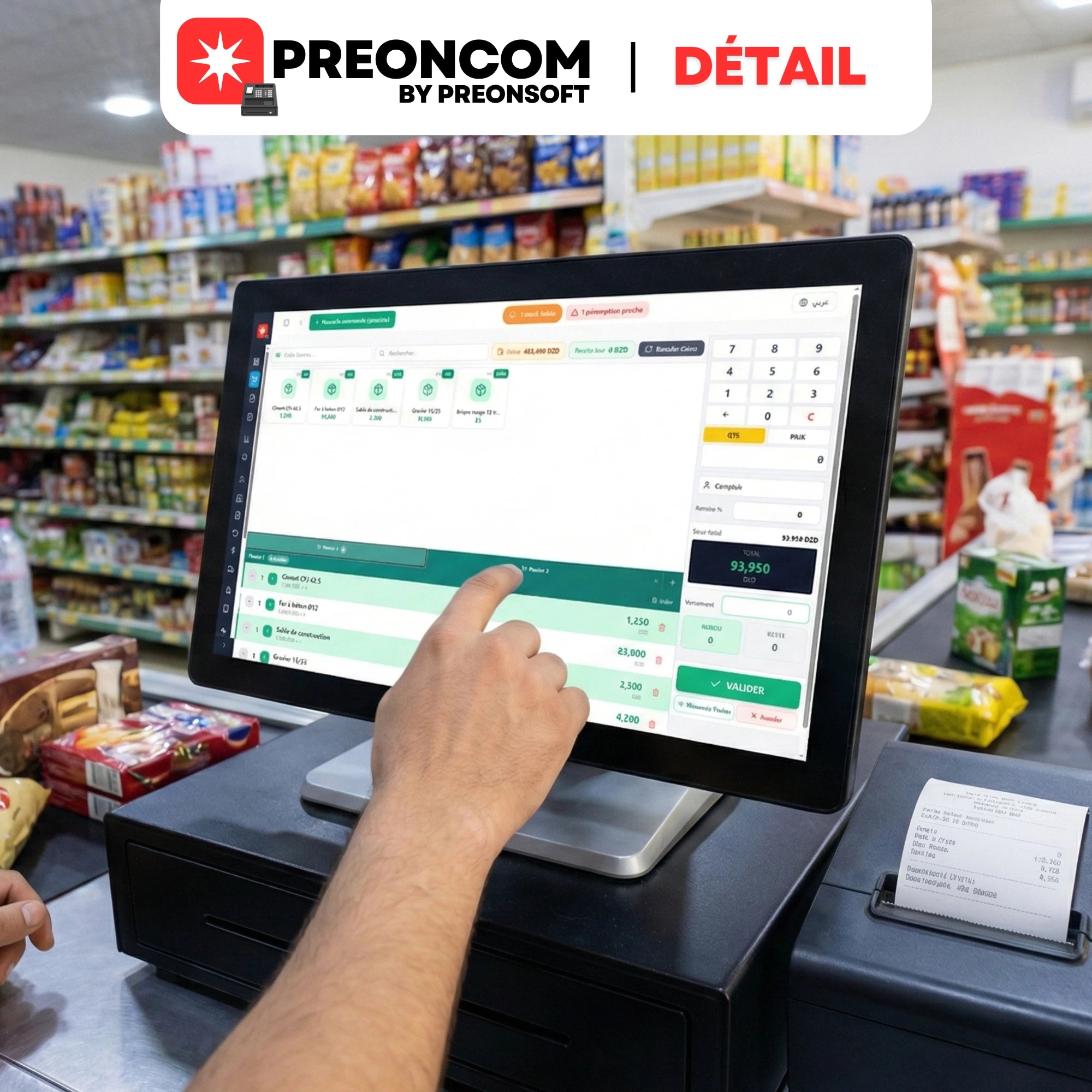 PreonCom: افضل برنامج تسيير تجاري في الجزائر + تطبيق هاتف نقال