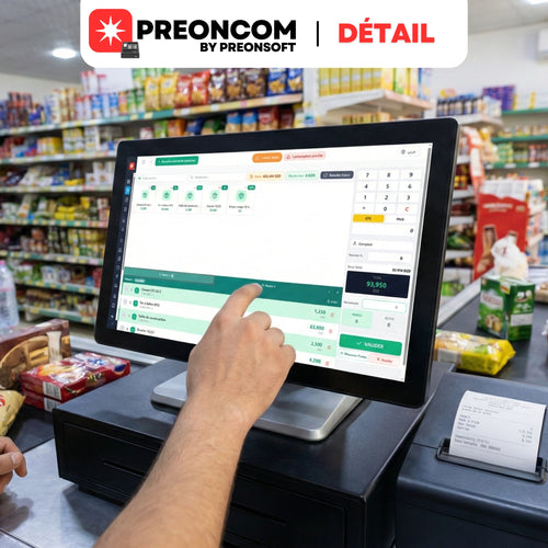 PreonCom: افضل برنامج تسيير تجاري في الجزائر + تطبيق هاتف نقال